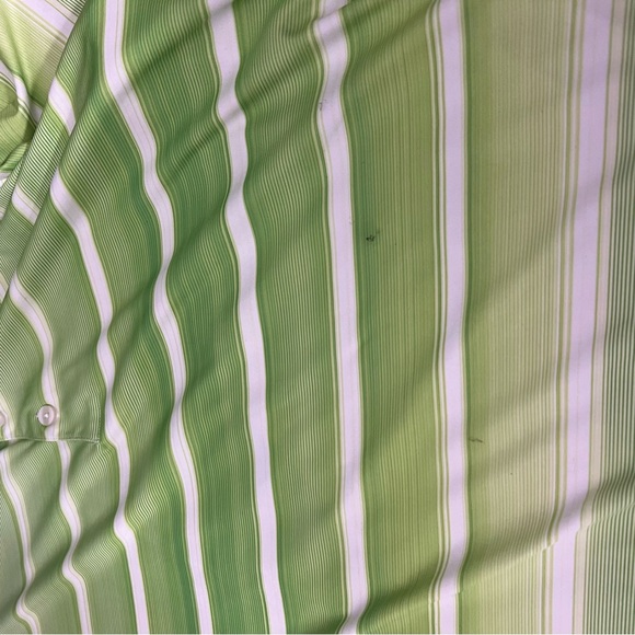 Adidas Men's Adult Size XL Polo Golf Climacool Green Polyester Short Sleeve - Picture 10 of 12